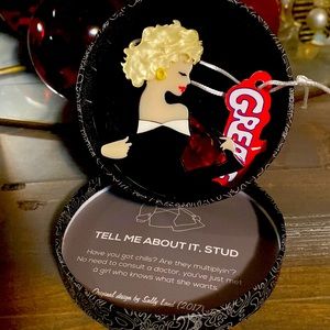 Erstwilder x Grease “Tell Me About It, Stud” Bad Sandy Brooch